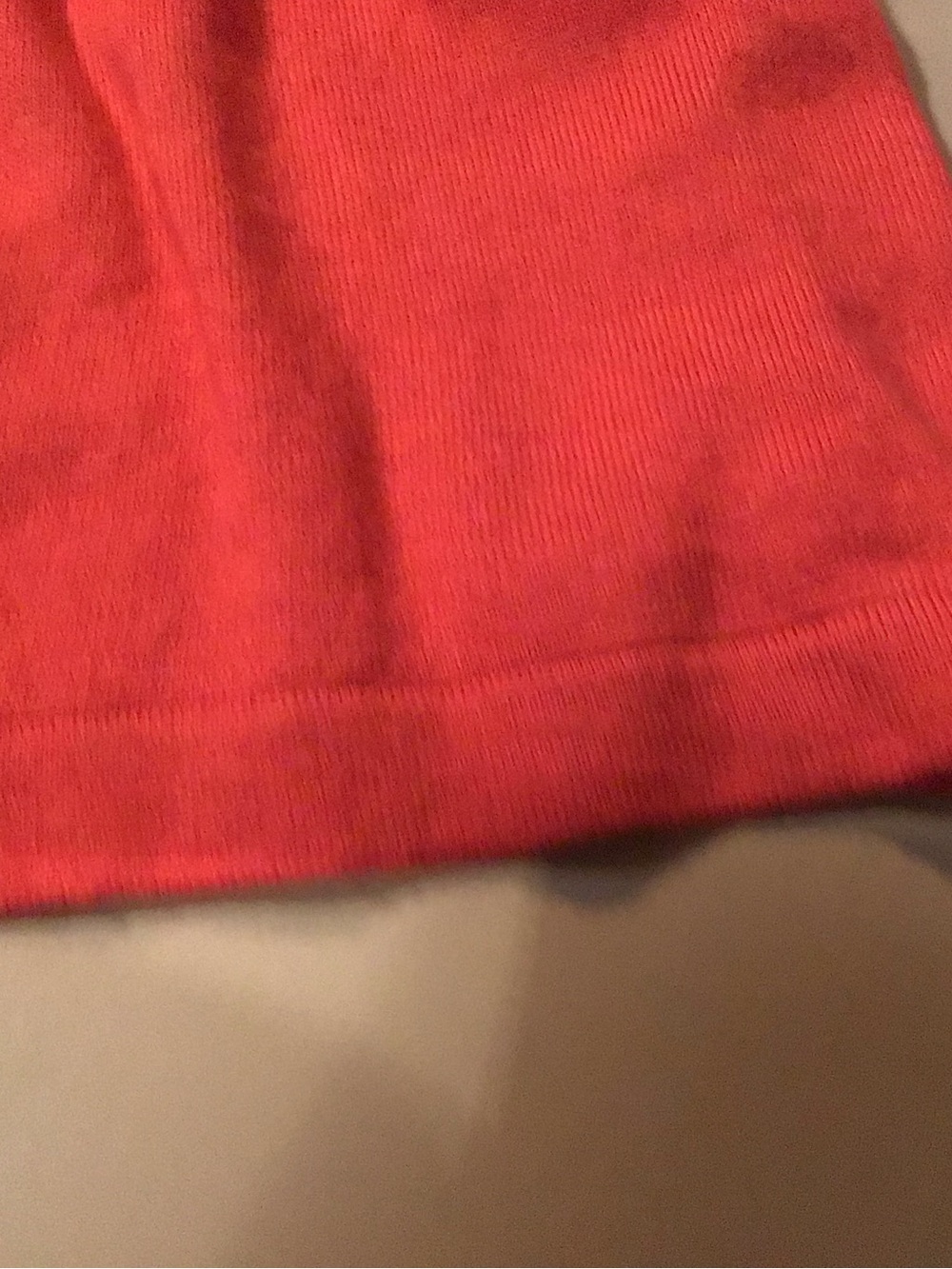 Banana Republic Scoop Neck Tee in Coral Red - Picture 7 of 14
